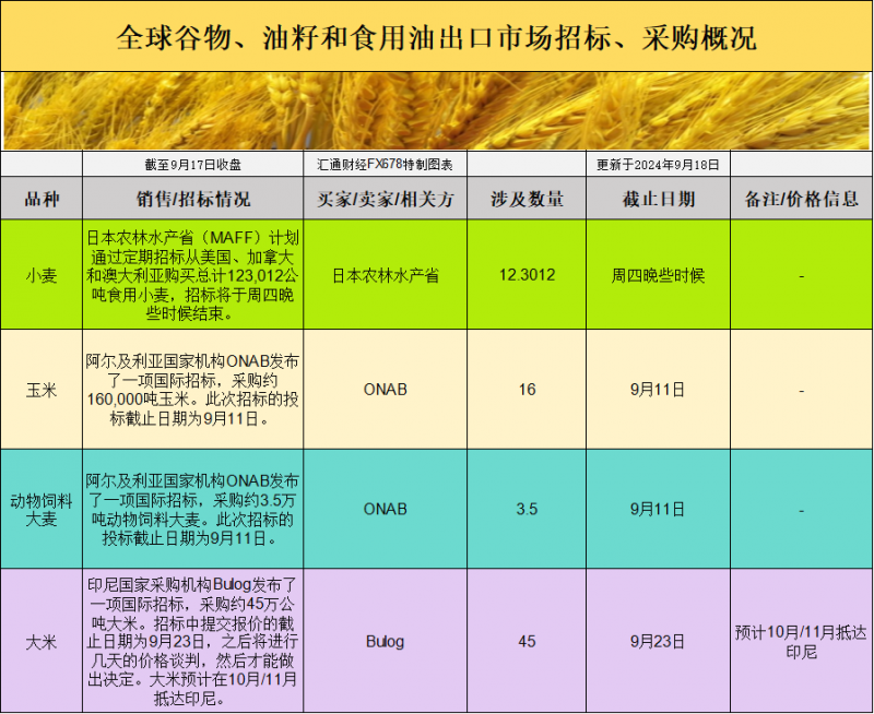 国际交易风向：全球谷物采购潮起，基差变动下的价格博弈